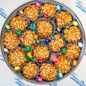 gift box of pignoli cookies from termini brothers
